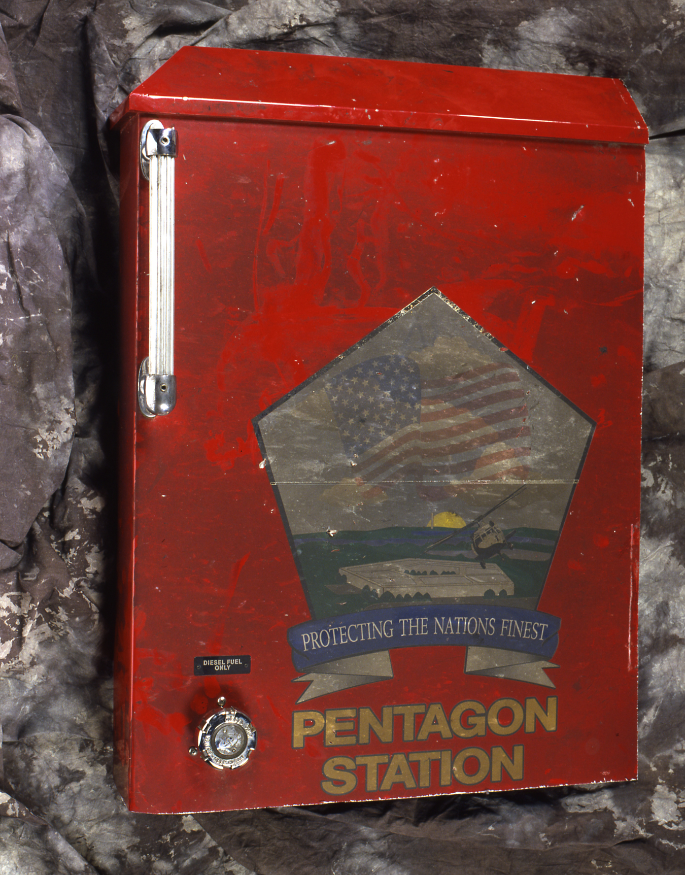 Pentagon fire truck panel