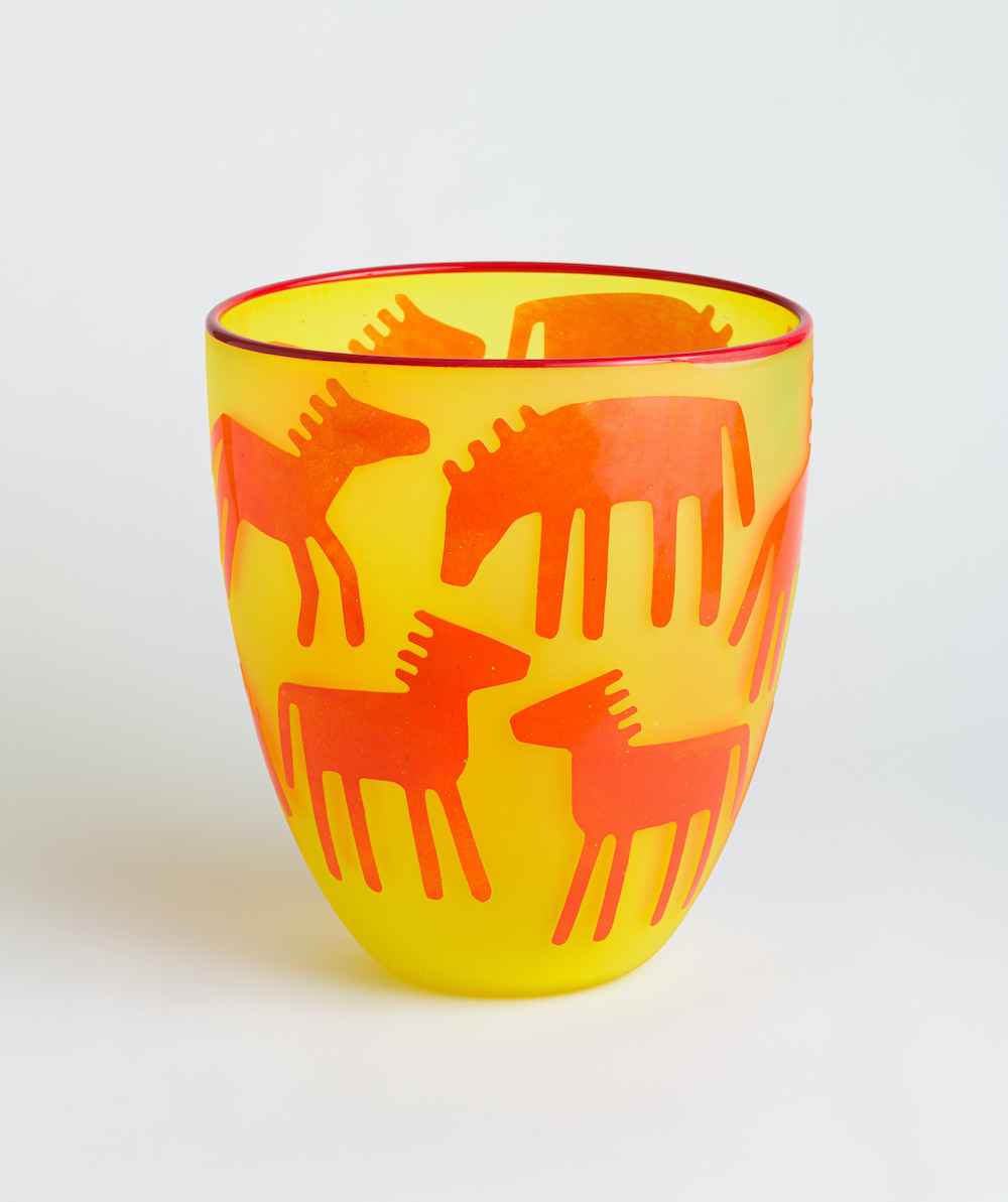 Glass vase