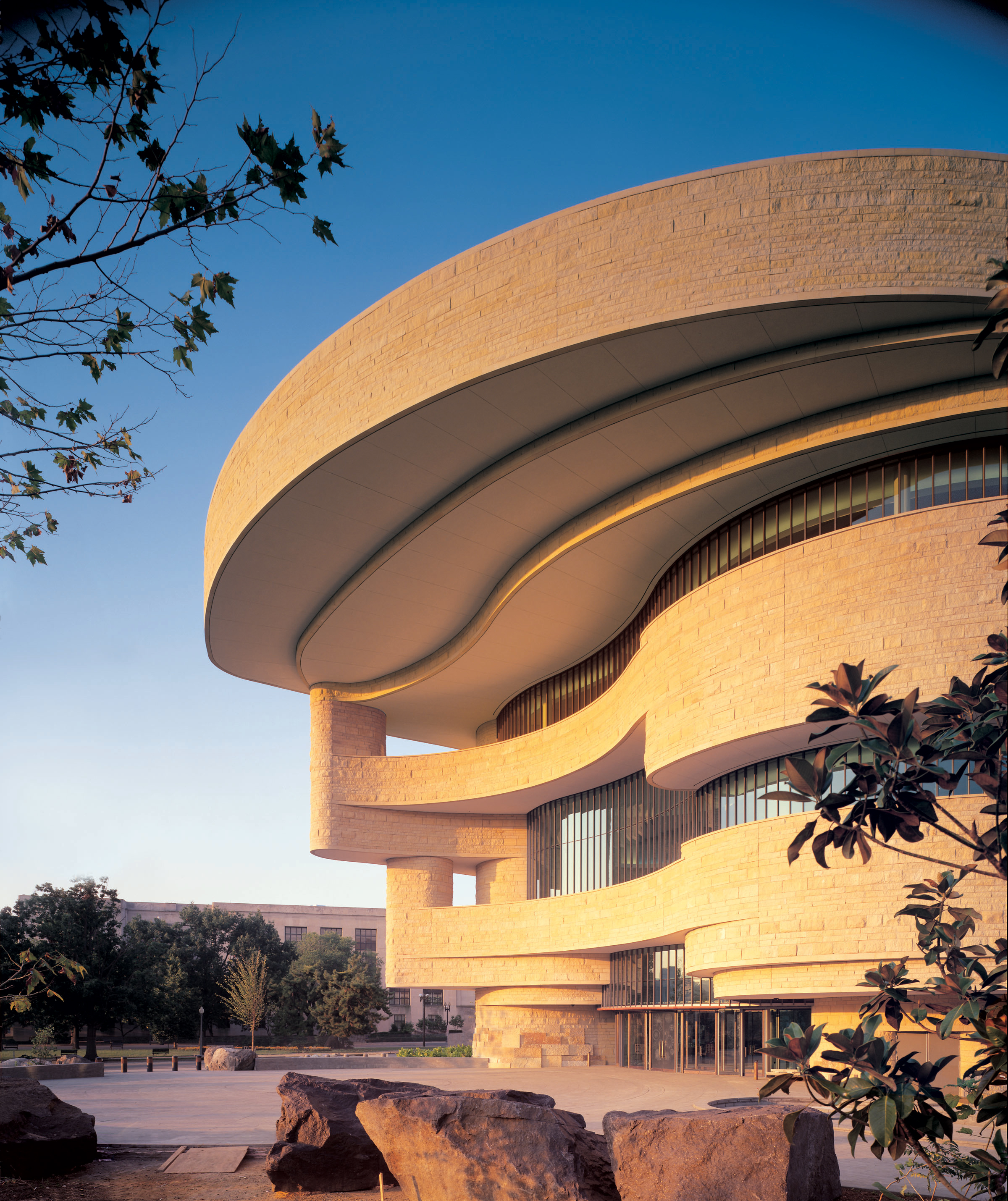 Exterior of National Museum of the American Indian