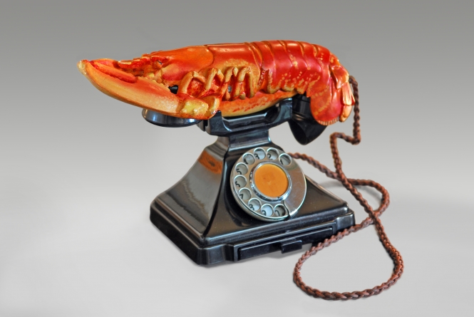 phone with a lobster
