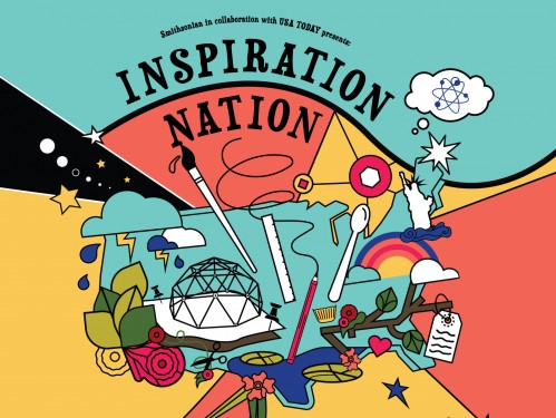 Cover of Inspiration Nation activity guide. 
