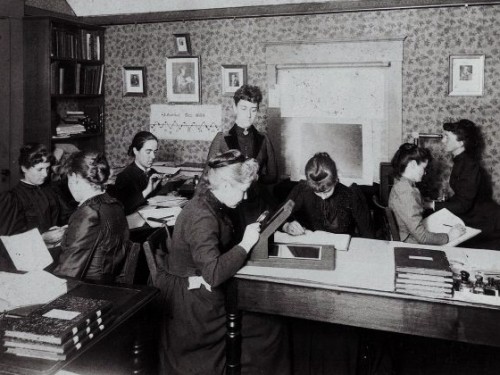 women working in an office