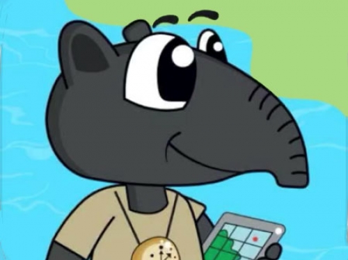 An animated aardvark. 