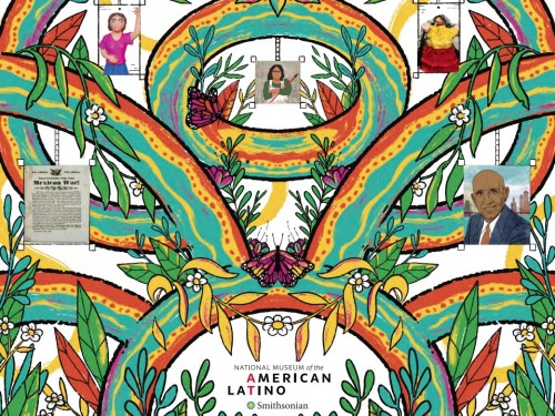 Cover of newspaper for Presente activity guide. 