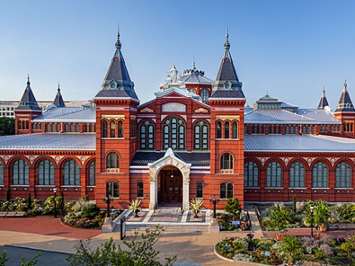 Exterior of Arts and Industries building