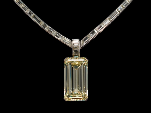 Kimberly Diamond set in a necklace