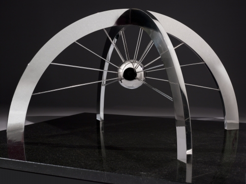 Futuristic sculpture