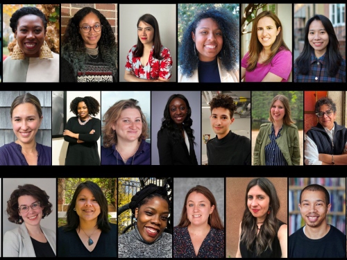 composite photo of SAAM fellows headshots
