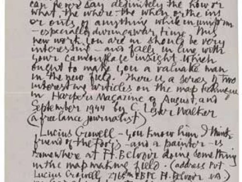 handwritten letter