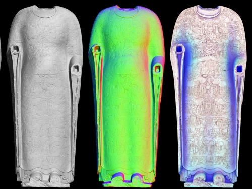 3d redndering of cosmic Buddha