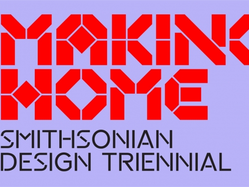 Purple background with large red text and smaller black text underneath.