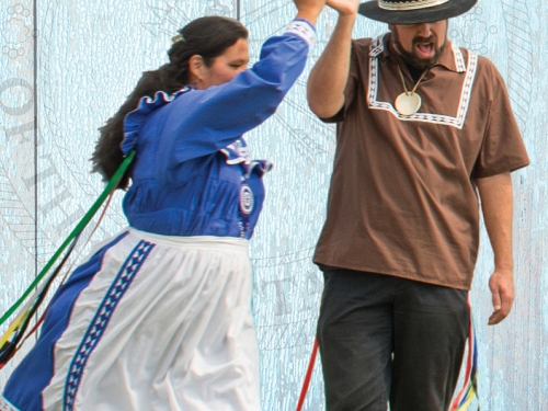 Choctaw dancers