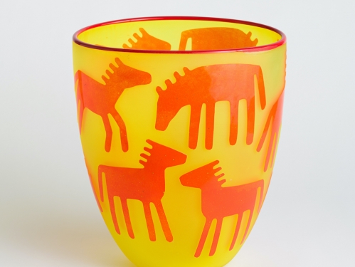 Glass vase 