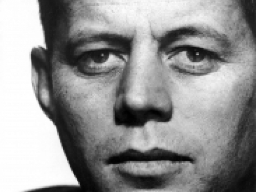 Halsman portrait of JFK