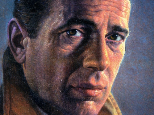 Humphrey Bogart Portrait Stamp