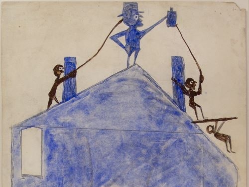 Bill Traylor, House, ca.
