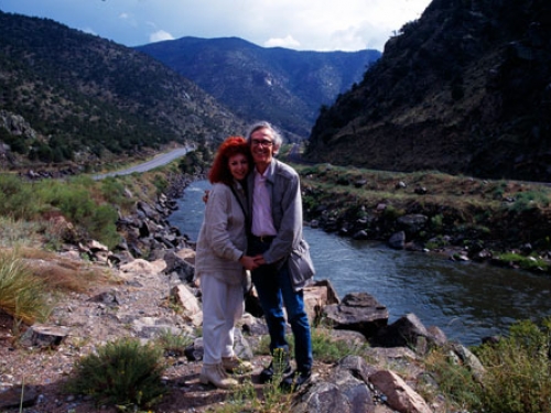 Jeanne-Claude and Christo . Photo: Wolfgang Volz