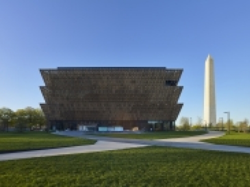 exterior of African American museum