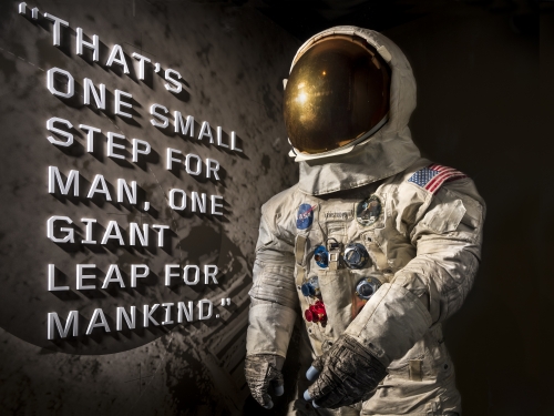 Armstrong's Apollo 11 Space Suit on Display