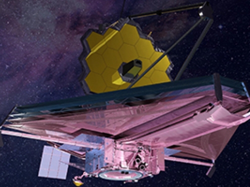 Artists rendering of James Webb Telescope