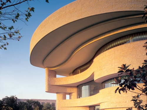 Exterior of National Museum of the American Indian