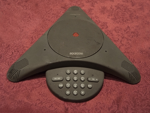 Early Polycom teleconference phone