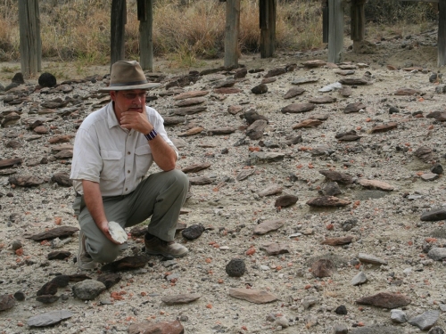 Rick Potts in the field