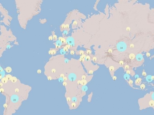 Smithsonian profiles map