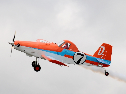 Plane midair