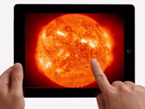 sun on ipad