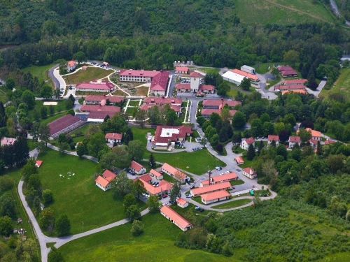 Aerial view of Smithsonian Conservation Bio;logy Institute