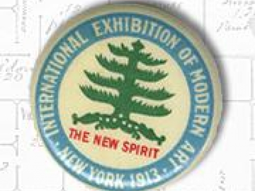 International Exhibition of Modern Art button