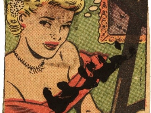 Comic book clipping