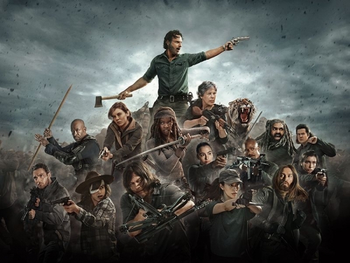 Walking dead promotional photo