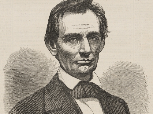 cropped engraving of young Abraham Lincoln
