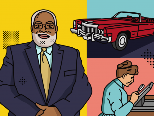 Secretary Bunch illustration.