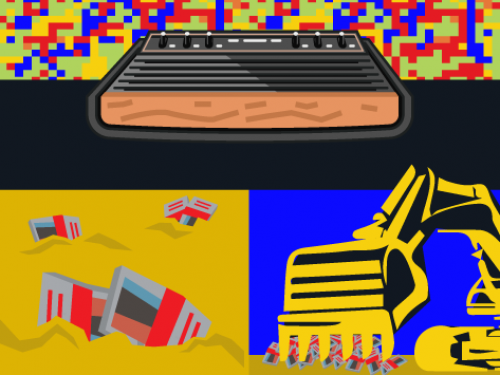 Atari console.