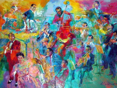 LeRoy Neiman's "Big Band"