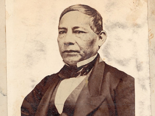 portrait of Benito Juarez