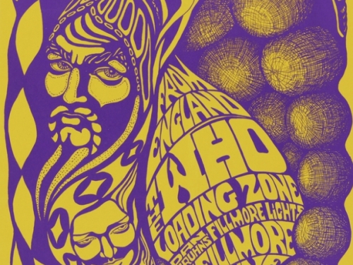 Pop art poster for The Who