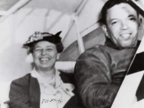 Eleanor Roosevelt at Tuskegee, 1941