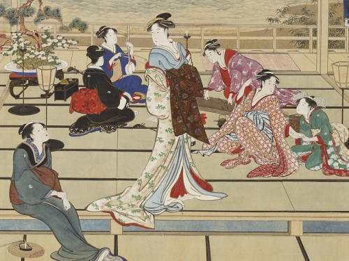 Detail, “Moon at Shinagawa”
