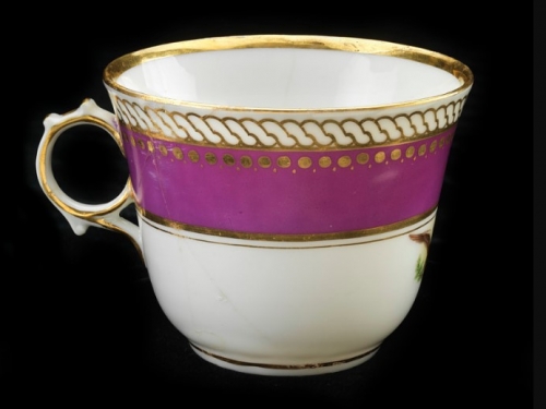 china coffee cup with gold edging