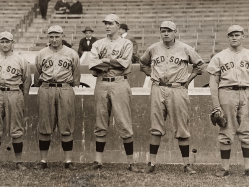 Babe Ruth and other Red Sox Pitchers, 1915
