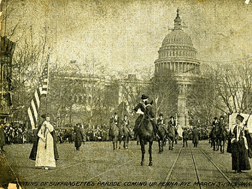 Postcard from Woman Suffrage Parade, 1913
