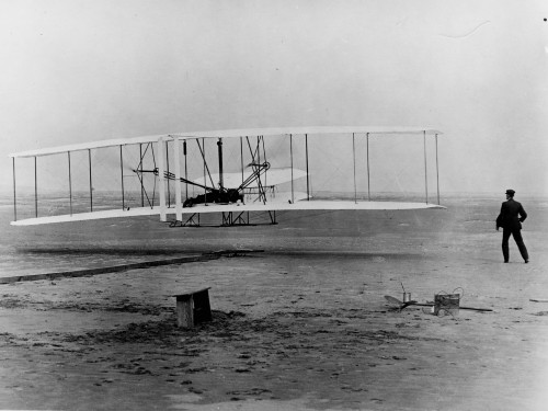 photograph of first flight