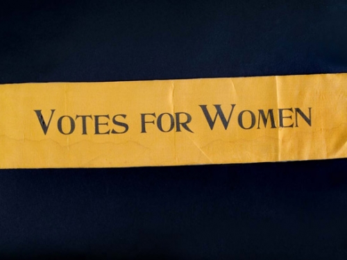 Suffrage Sash, c. 1910