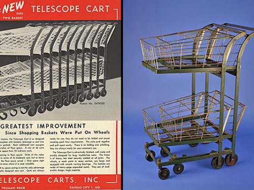 Telescoping Shopping Cart, c. 1949