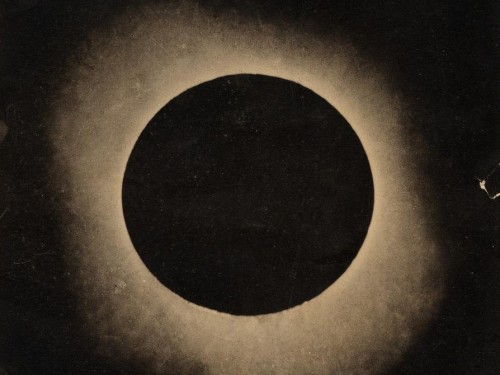 A photograph of the July 1878 eclipse