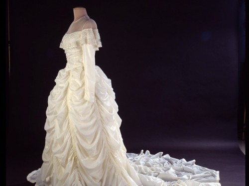 parachute wedding dress
